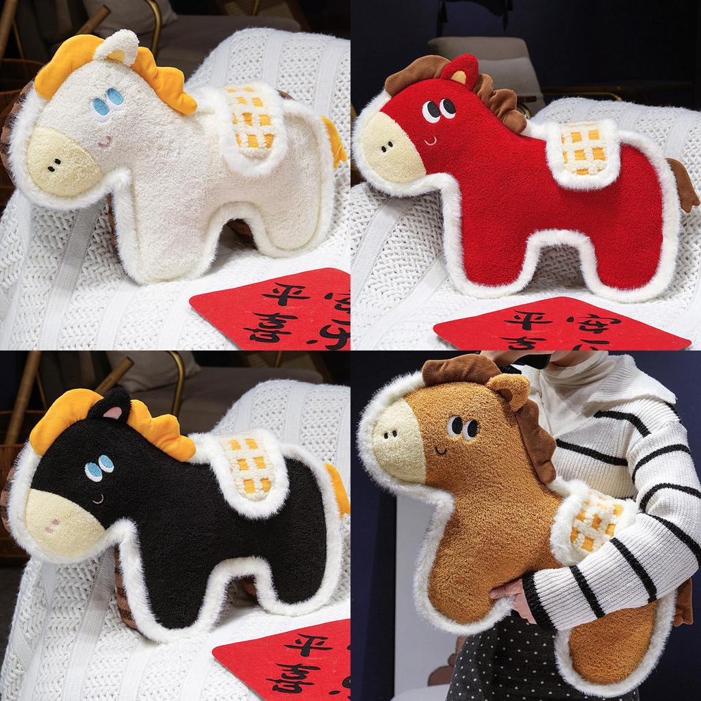 Horse Plush Toy With Pp Cotton Filling For Corporate Yearend Gifting And Lucky Draw Events