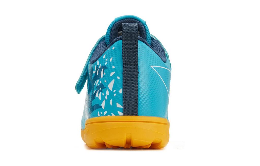 Li Ning YOUNG Strike 2.0 Slip Resistant Cushioning Abrasion Resistant Low Top Kids' Soccer Shoes Light Aqua Blue YKGT004-3