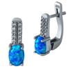 Silver Earrings with Opal 0.883ct (1937051)