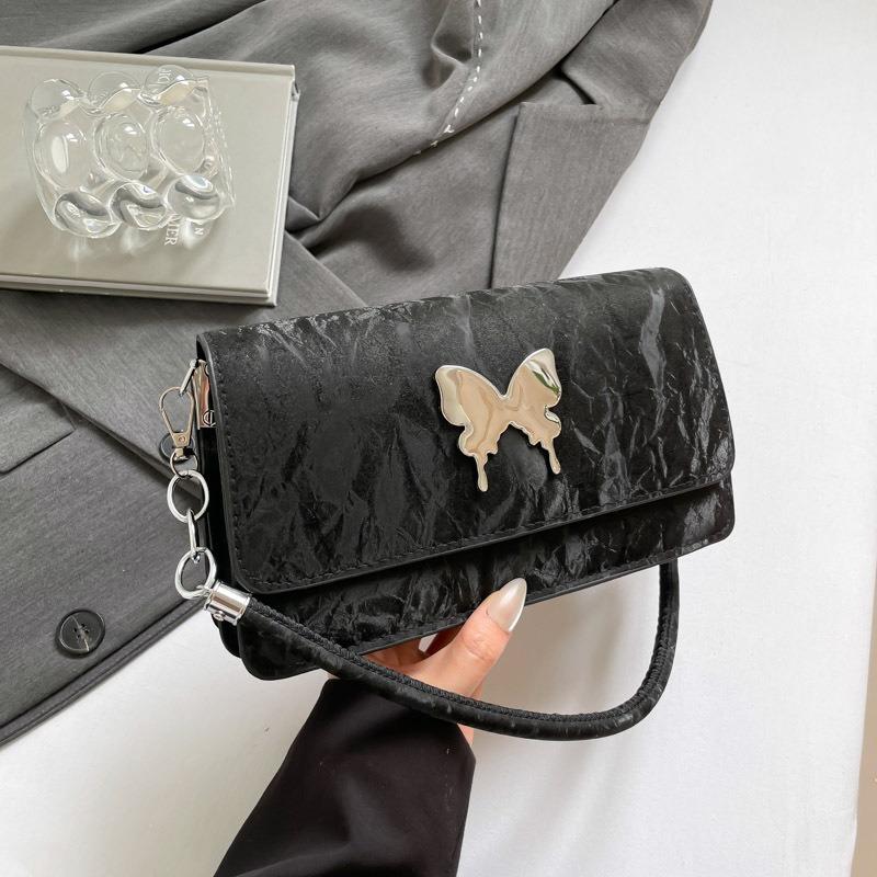 

Today s popular small bag women s new bow chain fashion shoulder bag texture underarm women s bag