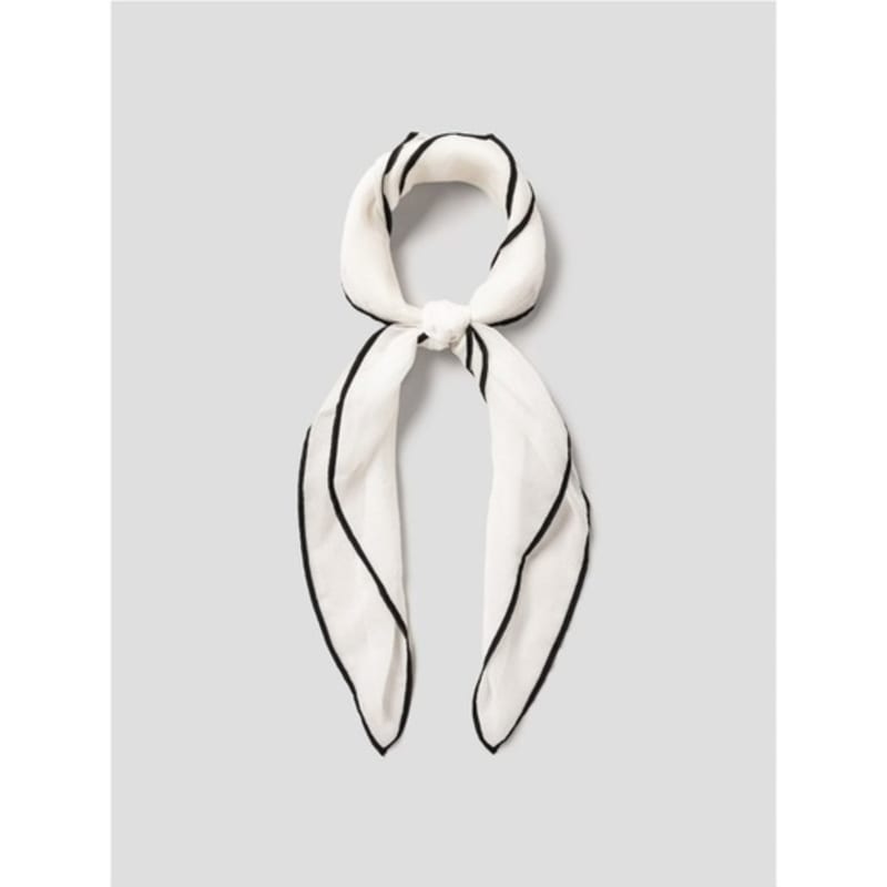 8seconds Sheer Tipping Scarf Ivory (195784WY30)