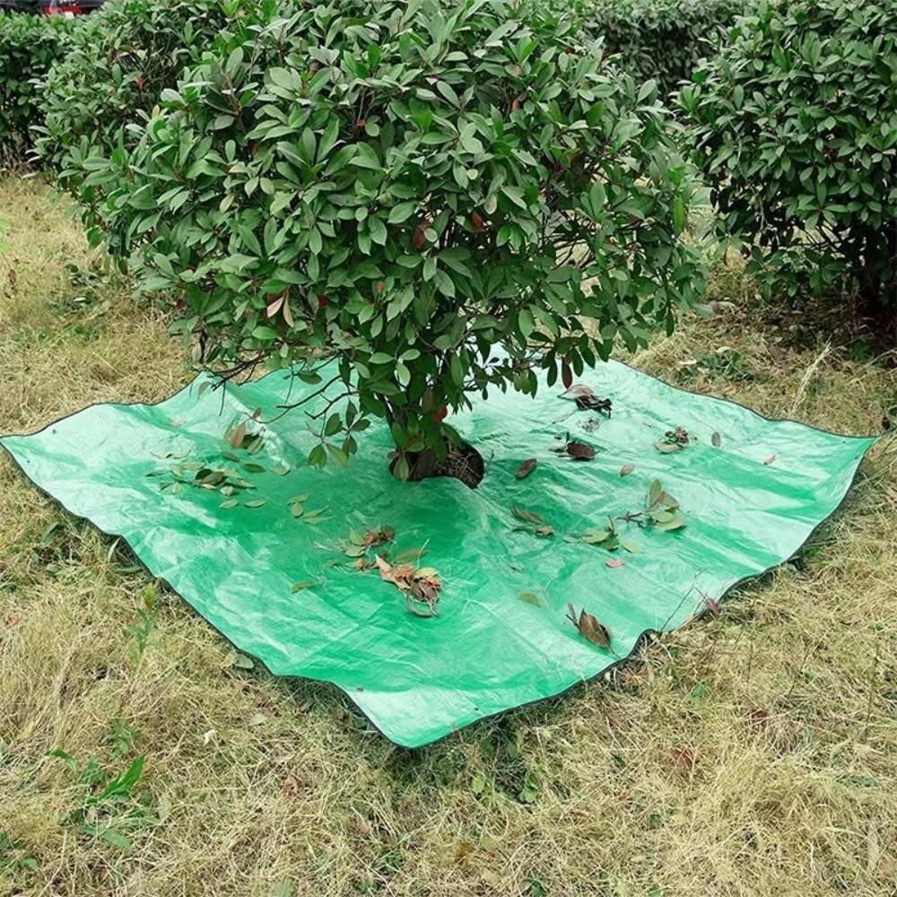 1m 3.28ft Fallen Leaves Collection Four Corner Buttons Shrub Base Mulch Mat Outdoor Use