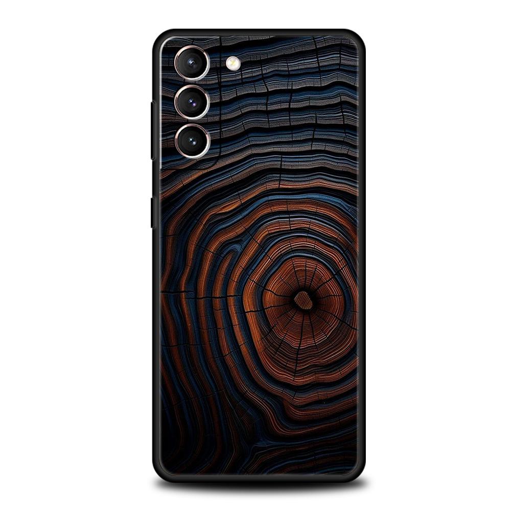 

Чехол для телефона для Samsung Galaxy S25 Edge S24 S23 S22 S20 S21 FE Ultra S10 S10E Plus Мягкий ТПУ Чехлы Ретро Лесной Коричневый Дерево S21 Ultra