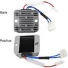 Hilitand Voltage Regulator Rectifier, 12V DC 178F/186F Electrical Voltage Regulator AVR for KDE3500 5000 6500 6700 Generator
