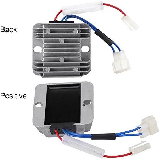 Hilitand Voltage Regulator Rectifier, 12V DC 178F/186F Electrical Voltage Regulator AVR for KDE3500 5000 6500 6700 Generator