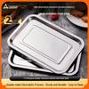 Shang Kao Jia Large Stainless Steel Baking & Grill Trays, 2-Pack