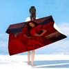 Singer R-Rosalia Bath Towel Microfiber Soft Water Absorbing Breathable For Girl Kids Decorative Cartoon Beach Towel