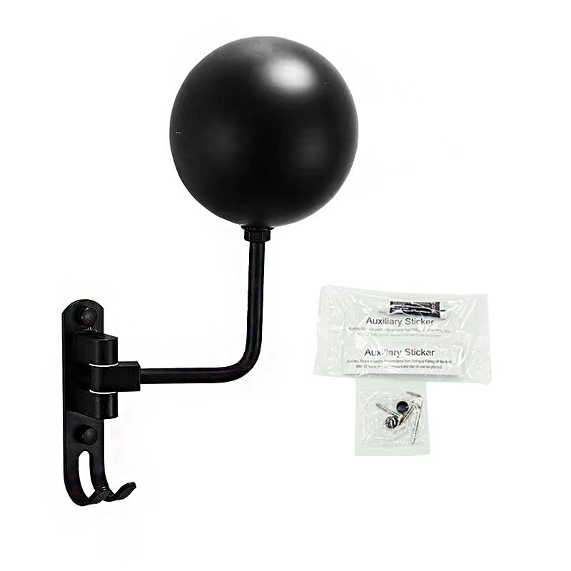 Wall-Mounted Punch-Free Motorcycle Helmet Rack: Anti-Deformation Hat Storage Display