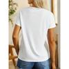 European Sizes [Women's Round Neck T-Shirt] Design for 3D Pattern Printing, Casual And Comfy Round Neck Top for Women