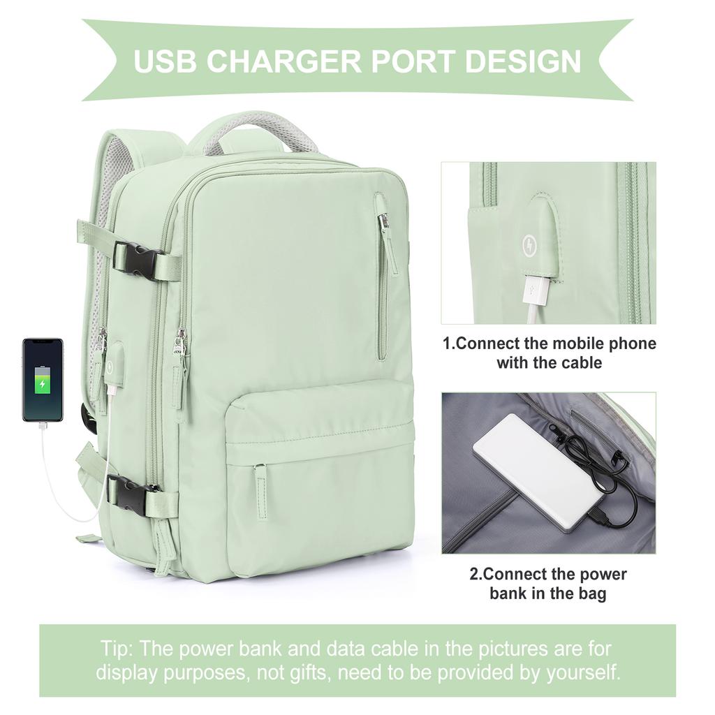 Travel Backpack for Women,Carry on Luggage Airline Approved,Outdoor Sports Large Hiking Backpack,Fit 15.6 Inch Laptop Backpack