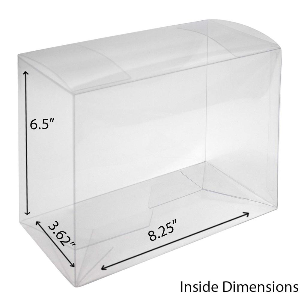 Viturio Plastic Box Protector Case for Funko and VYNL Clear Pop! 2-Packs Figures, 0.50mm (5-Pack)