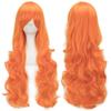 Heat Resistance Long Curly Hair 80cm Women Wave Hairpiece Universal Anime Cosplay Wigs  Halloween