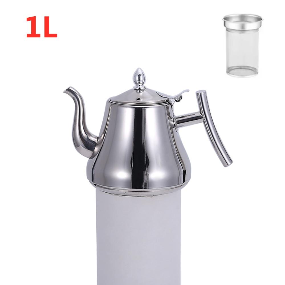 

1 л/1,5 л/2 л Чайник из нержавеющей стали Кофейник Чайники для чая пуэр С ситечком Инфузор Чайник Фильтр для воды Набор для приготовления воды Чайная посуда Золотой