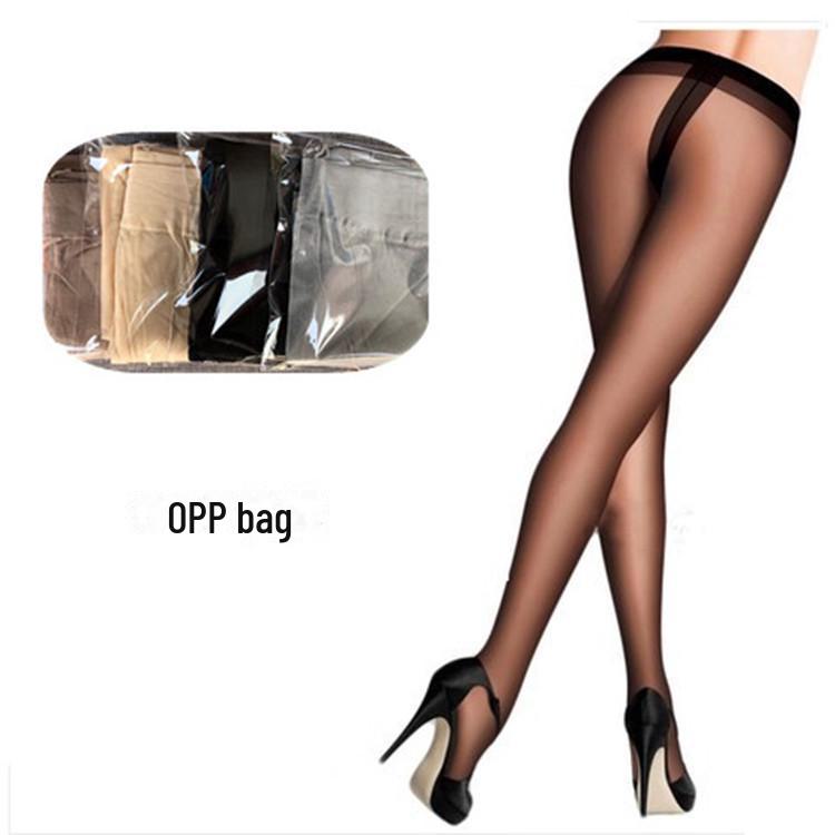 Ultra-Thin Transparent T-Crotch Pantyhose