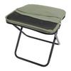 Portable Foldable Stool with Shoulder Strap Outdoor Foldable Stool for Mountaineering and Hiking Green Large Size