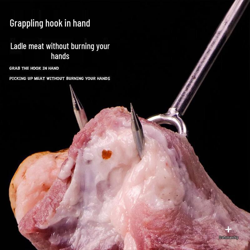 Stainless Steel Long Handle Meat Hook
