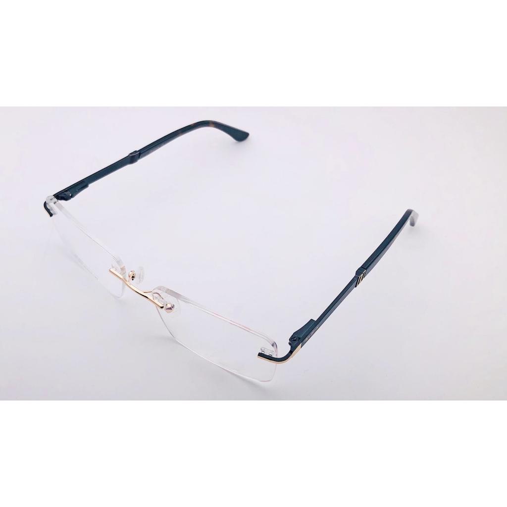 RSINC Unisex Rimless Metal Frame Fashion Tom Gold Black 55-17-142 IB-12 B0DK5LGZGS