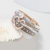 Magnetic Clasp Leather Bracelet Bangle Multi-layer Multi-Layer Bracelet  Festival Gift