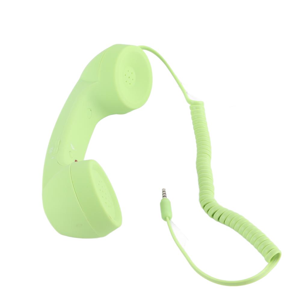 Cell Phone Handset USB C Radiation Proof Vintage Phone Handset with 3.5 Mm Socket for Smartphone