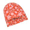 2D Flat Printing Orange And Peach Summer Floral Adult Knit Beanie with Easy Modern Style Fits Effortlessly Into Seasonal Wardrobes And Pairs Well with