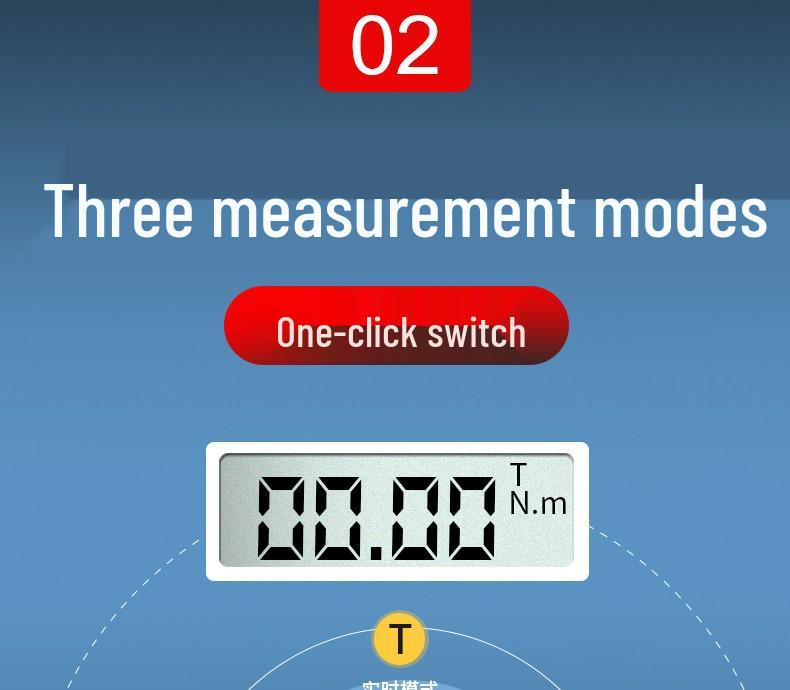 HEMUELE Digital Torque Wrench with Adjustable Torque and Screw Force Test