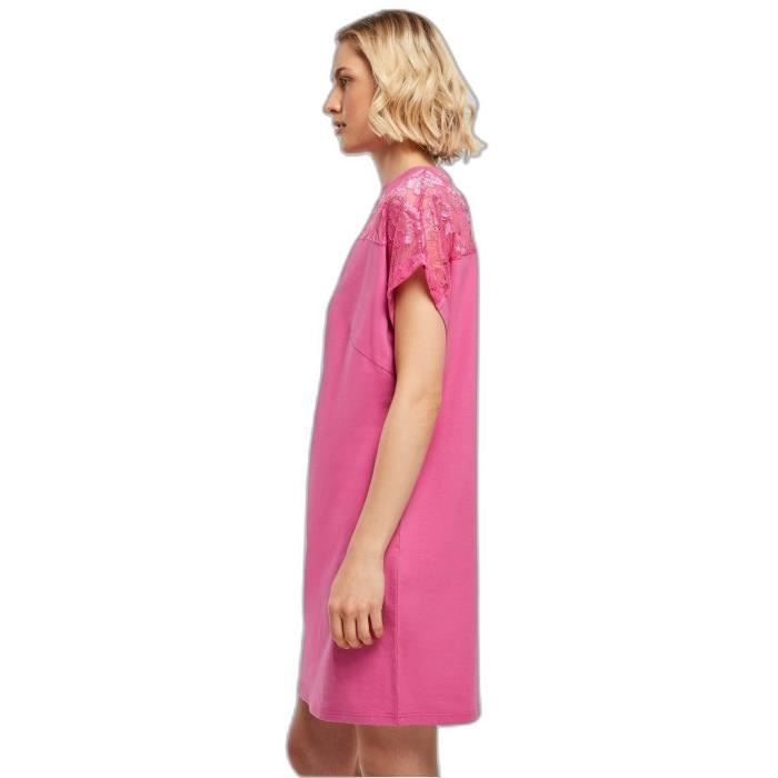 Robe en dentelle femme Urban Classics Tee - violet - XL - Respirant - Montagne