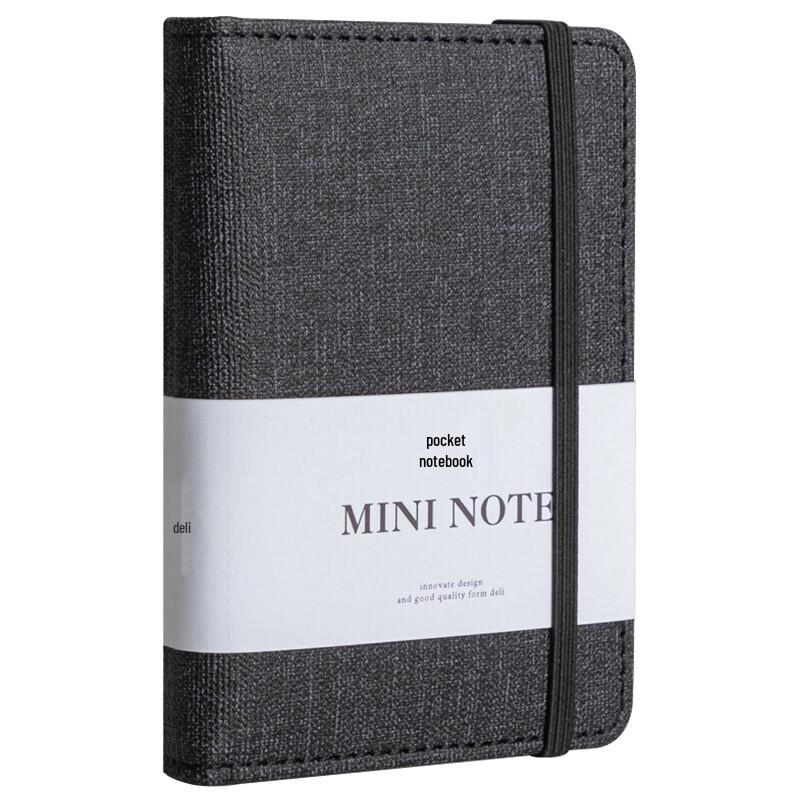 Deli A7 Mini Portable Hardcover Notebook (10-Pack)