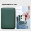 Magsafe Leder Brieftasche Kartenhalter Magnetische Hülle für Samsung S24Ultra S23 Plus Wireless Charge Schutzabdeckung