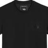 Y-3 Regular Short Sleeve Tee Comfortable Casual Women Tops Black JI7556