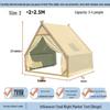 Three-Person Rainproof BBQ Dining Tent for Outdoors & Indoors