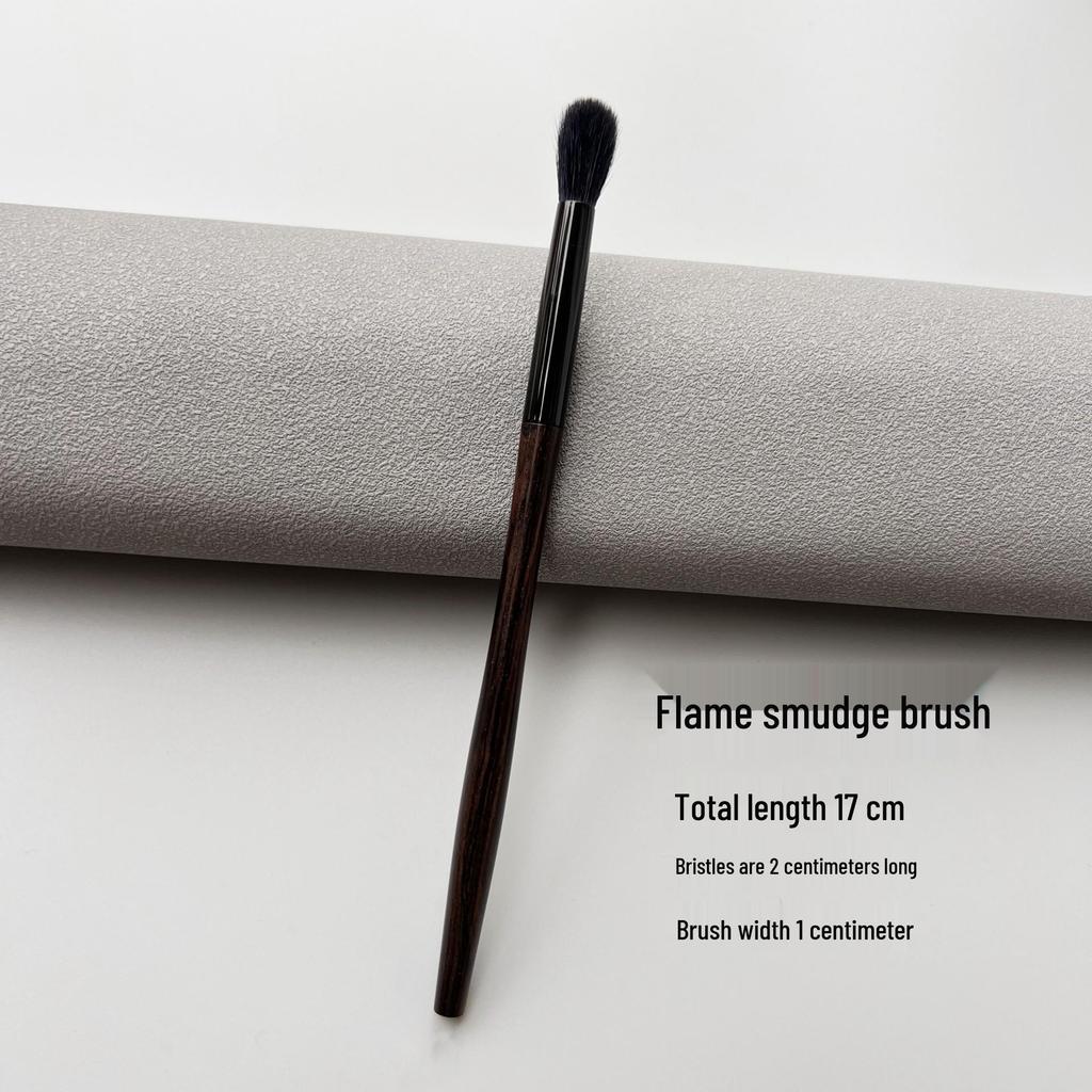 Ebony Handmade Eye Makeup Brush Set: Eyeshadow, Blending, Laydown & Detail Brushes