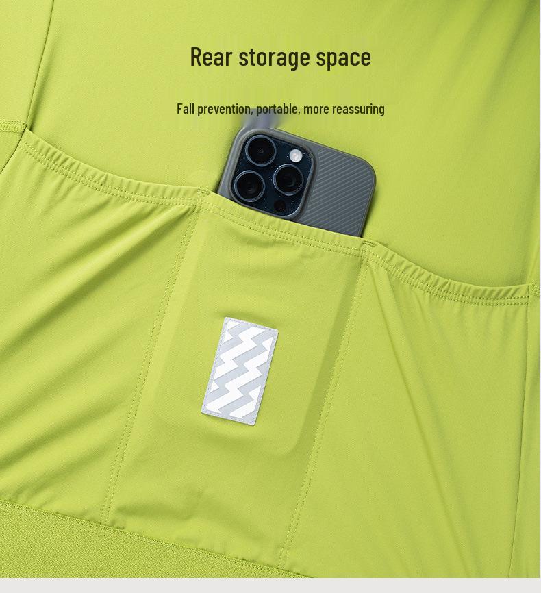 Lampara 2024 Eco-Friendly Men's Cool Cycling Jersey – Sweat-Wicking, Long Sleeve & Road Bike Ready