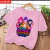 2025 Sommer Kpop Dämonenjäger T-Shirt Kinder Cartoon Anime Meme Druck Kleidung Rundhals Basic Jungen Oberteile Lässige Hemden Geschenk