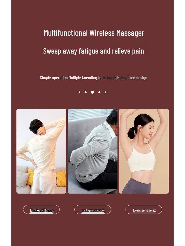 Electric Tapping Massage Hammer for Back, Shoulder, and Leg