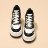 Inner heightening thick-soled casual little white shoes high-top autumn and winter new Ouruo dynamic wind shoes women's shoes are versatile