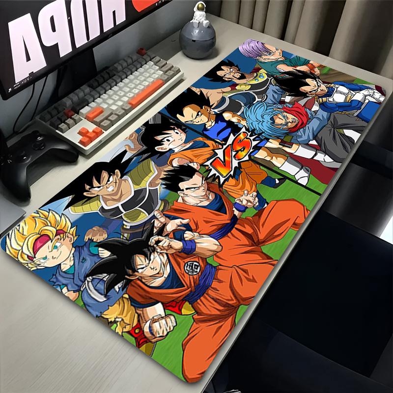 Dragon Ball Z Mouse Pad Computer Speed Type Carpet Mat for Esports Players Laptop Keyboard Mousepad Office DBZ Rug Desk Mat