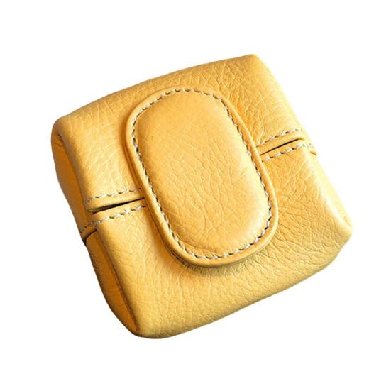 Mini Münzgeldbörse Druckknopfverschluss Kleine Geldbörse Kleingeldfach Damen Geldbörse für Schlüssel Lippenstift Kopfhörer Handtaschen-Organizer