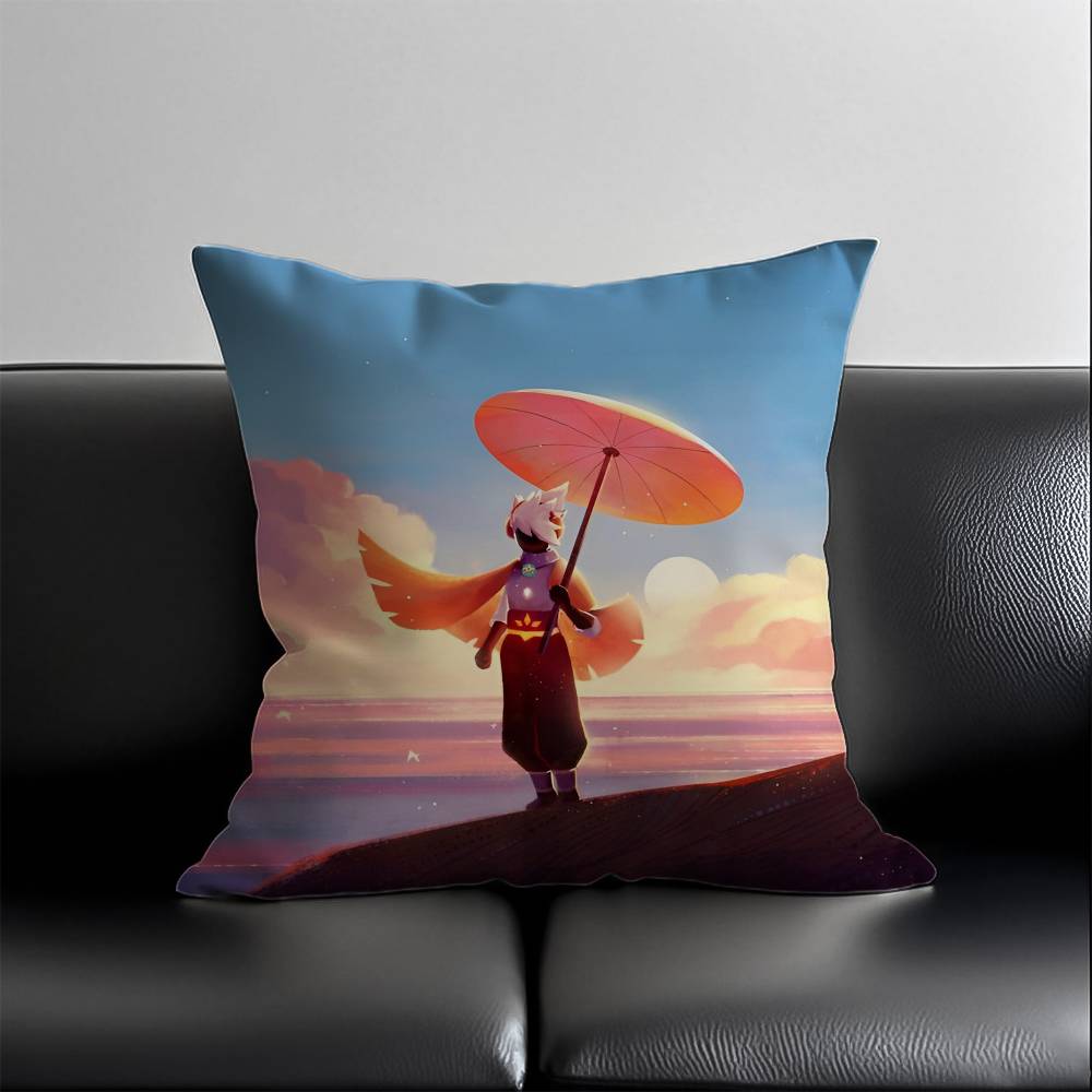 Sweet Games Sky Children Of The Light Pillow Case Pattern Printing Pillowcase Living Room Sofa Cushion Cover Bedroom Room Decor