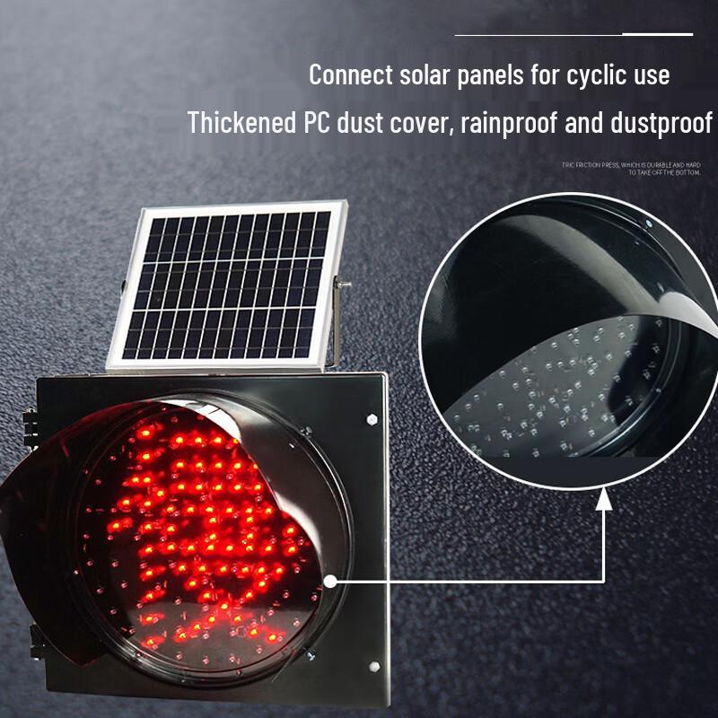 Solar Traffic Safety Warning Light