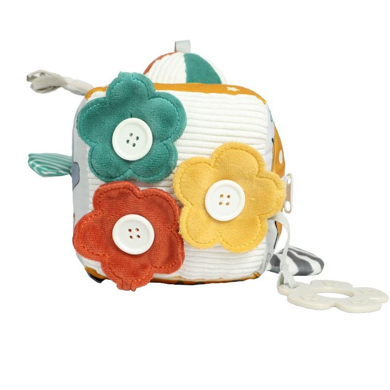 

Baby Busy Cube Sensory Toys Activity For Toddlers Learning Educational Toys Developmental With Mirror Soft Infant 0-3 years