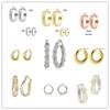 Weiya Statement Big Circle Earrings - European and American Fashion Dangle Accessories.