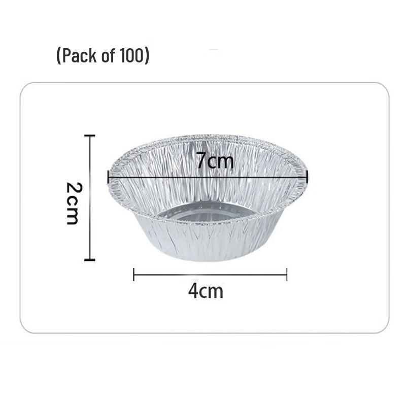 

ZISIZ Одноразовые формочки для тарталеток из алюминиевой фольги