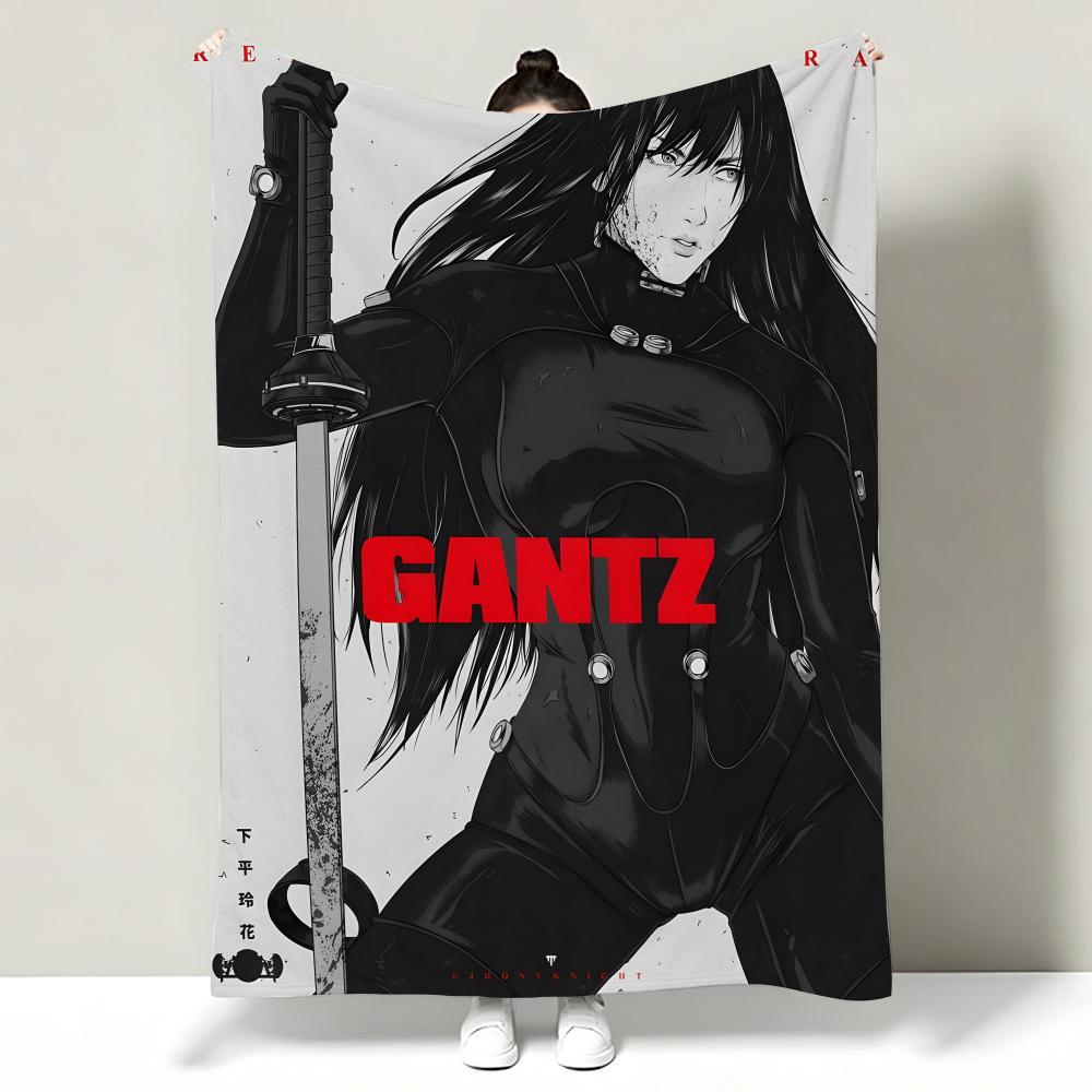 Anime GGANTZ Throw Soft Warm Flannel Throw Blanket Multiuse for Sofa Bed Office Nap