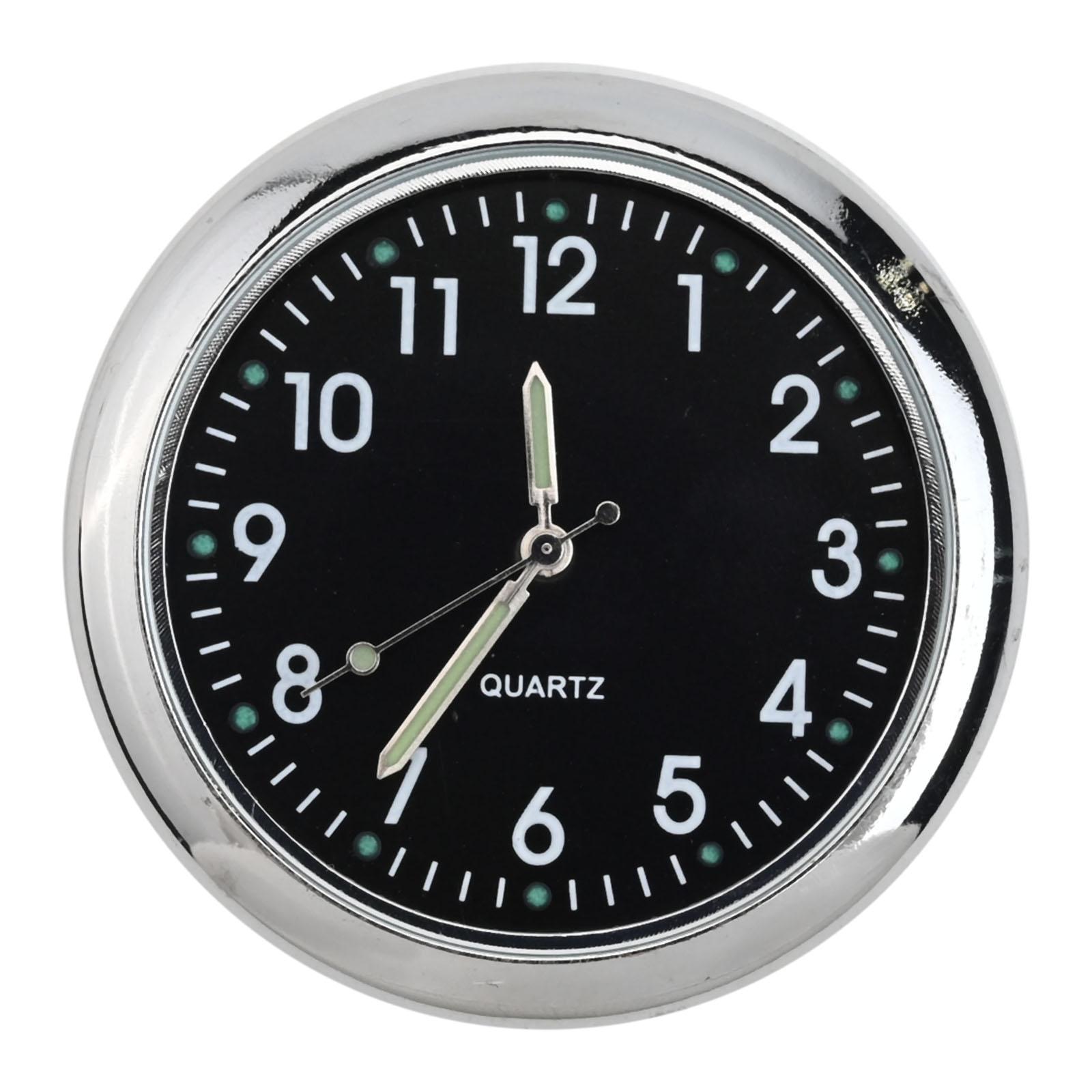 Светящиеся часы для салона автомобиля Практичный аксессуар Быстрая установка Доступны