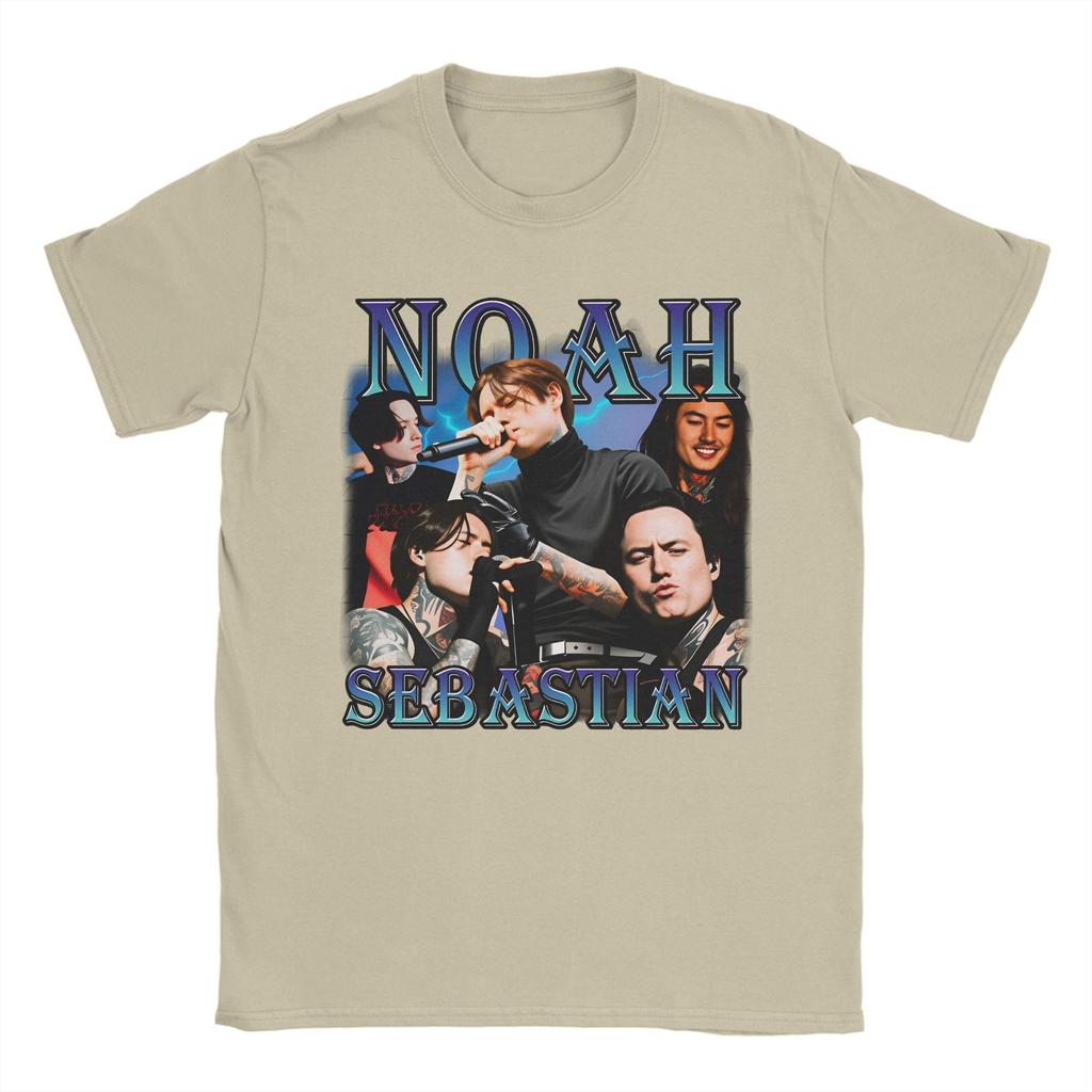 Casual T Shirt Summer Noah Sebastian Hip Hop T Shirts Cotton Tee Shirt for Couple Y2K Basic Pattern Short Sleeve Tees