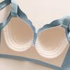 Underwear Women's Thin Latex Sexy Push Up Bra Without Steel Hoop Adjustable Anti Sagging Large Size Bra
