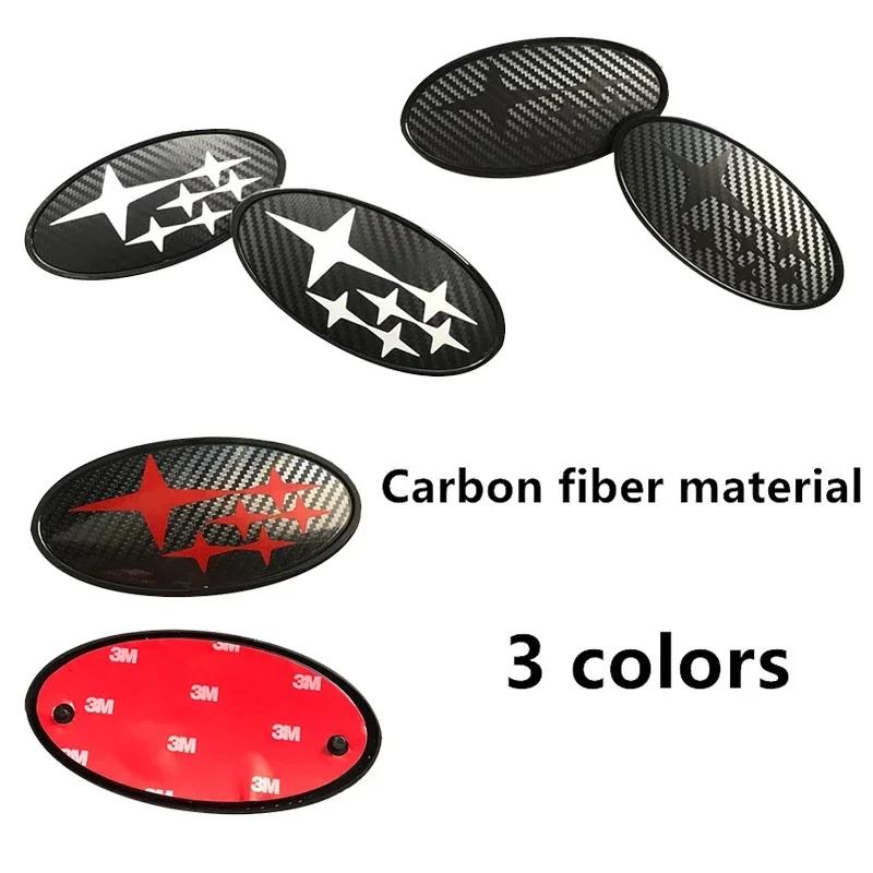 Acrylic Car Front Hood Cover Badge Rear Trunk Emblem Exterior for Subaru Impreza BRZ WRX STI Legacy Outback XV ge3