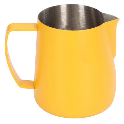 Milk Frothing Pitcher Frother Jug Cup 400ml Pointed Spout with PTFE Coating for Coffee Machine