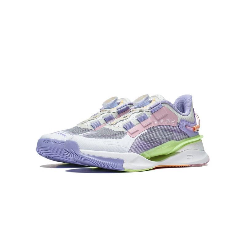 Li-Ning Rush Shadow - Extraordinary 1.5  Cloud Cushioning Rebound Wear-Resistant Lightweight Anti-Kick Casual Shoes Kids Casual Shoes YKCT052-2