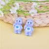 10Pcs/pack Mini Bear Cartoon Resin Pendant Charms For DIY Jewelry Making Accessories